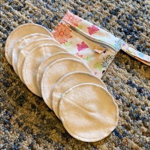 Organic reusable nursing pads